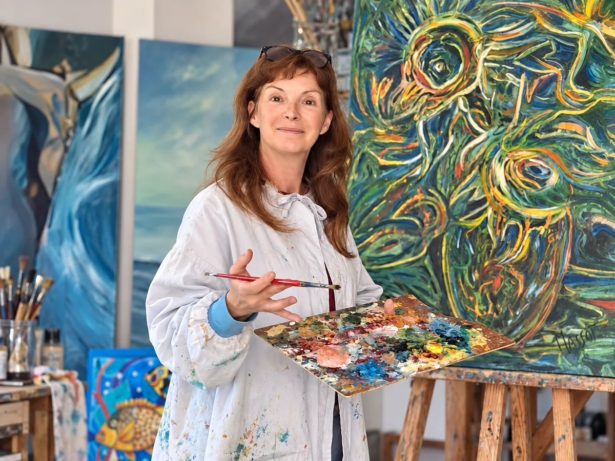 Brigitte Massot Viguier, artiste peintre et professeure d’arts plastiques